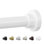 Tringle de rideau de douche, tringle de douche à tension robuste de 1 po de diamètre, tringle à rideau de douche antidérapante réglable de 28 à 74 po à tension de ressort pour salle de bain, cabine de douche, sans rouille, blanc