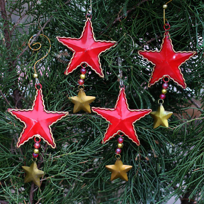 Passionate Stars Steel Ornaments