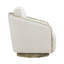 Fauteuil d'appoint pivotant rembourré Abere-103376541-103376540
