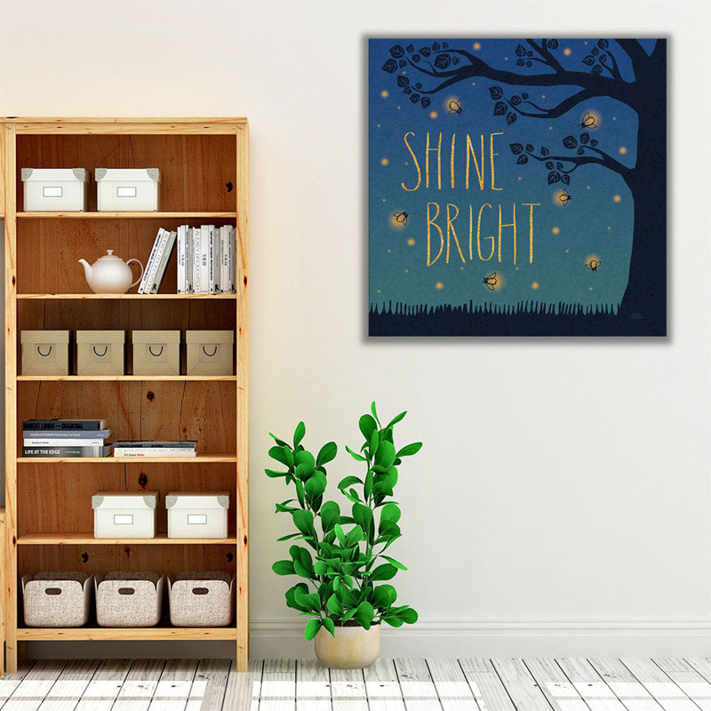 Twilight Fireflies II - reproduction d'art sur toile, H 20 po x l 20 po