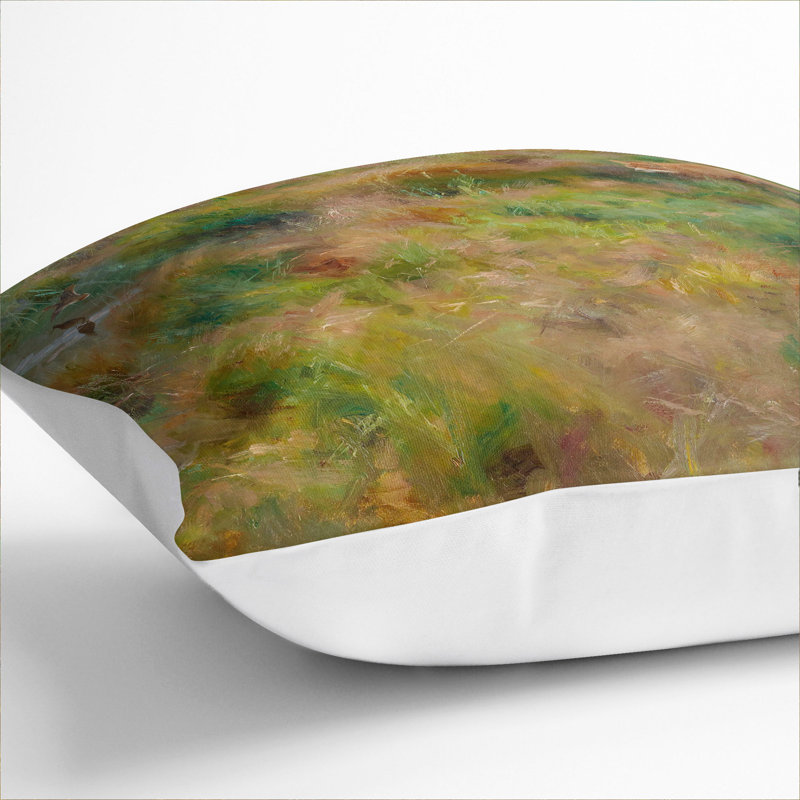 Fox Watching the Ducks Scatter Cushion, 55cm H x 55cm W x 20cm D, White