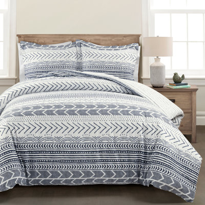 Ensemble de housse de couette réversible 3 pièces Standard Cotton 460 TC