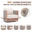 Outdoor Patio Swivel Chair With Cushions-1374829826