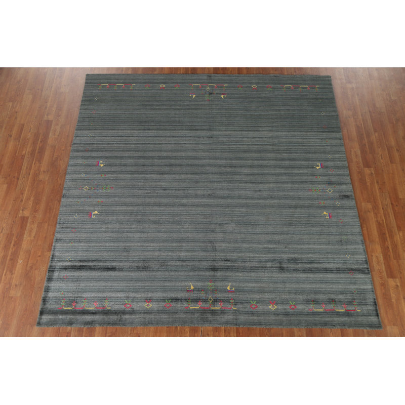 Tapis indien rayé Gabbeh