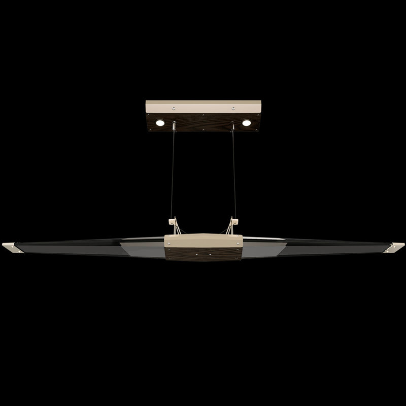 Blade 2 - Light LED Unique/Statement Pendant, Gold