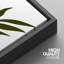«Mid Century Shape Abstract Shapes Botanical Plant», 3 pièces, cadre flottant, impression sur toile-79731331-79731332