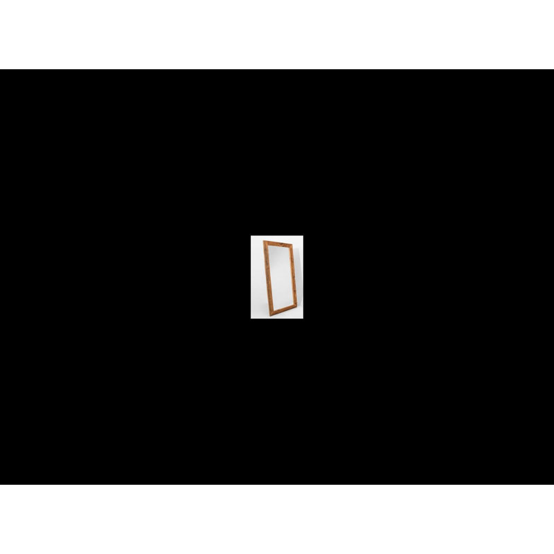 Notker Rectangle Wood Wall Mirror