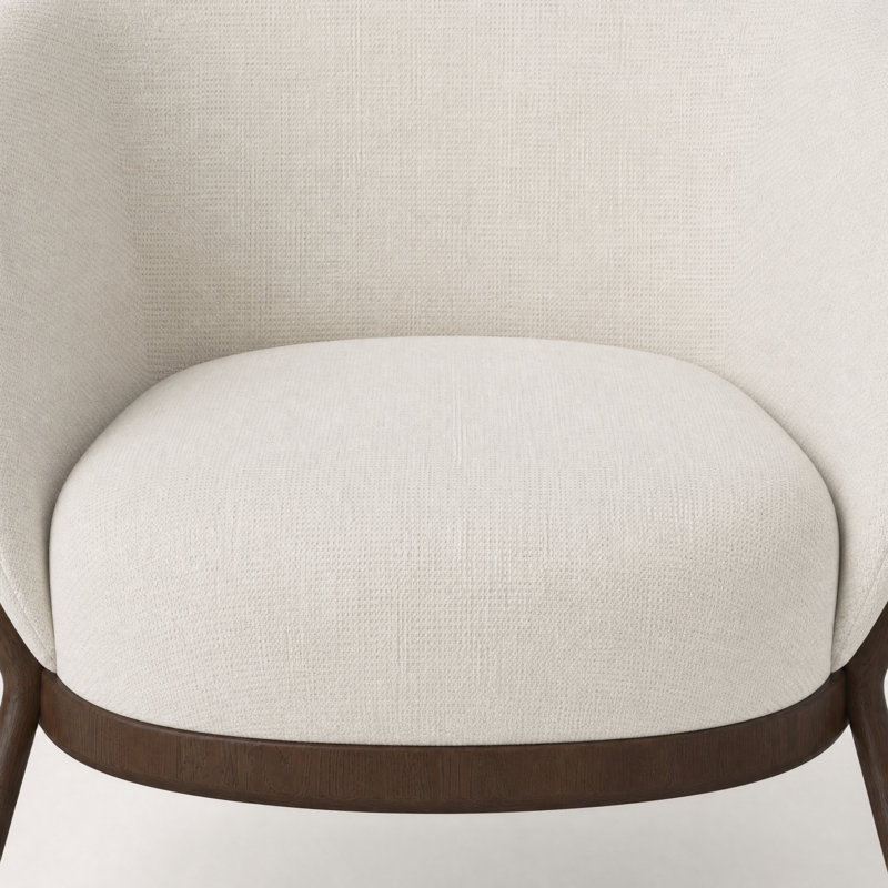 Chaise Lifa, Blanc alpin, Chêne naturel
