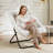 Folding Upholstered Saucer Chair-504496127