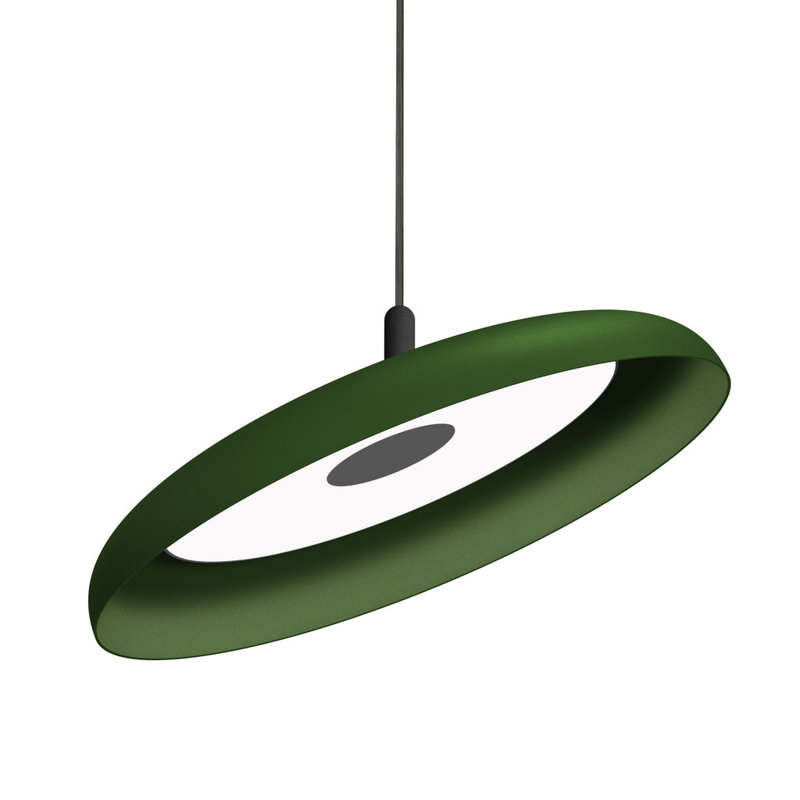 Nivél 1 - Light Single Dome Pendant, Black, Forrest, 120" H x 22" W x 22" D