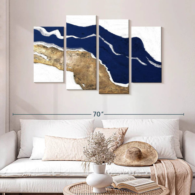 Avery Navy And Gold Tierra