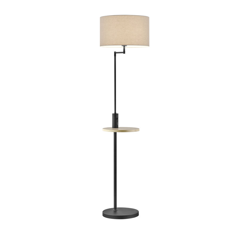 Funches 160cm Novelty Floor Lamp, Matte Black