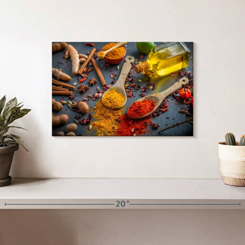 Yarlin Scattered Herbs And Spices, 8" H x 12" W