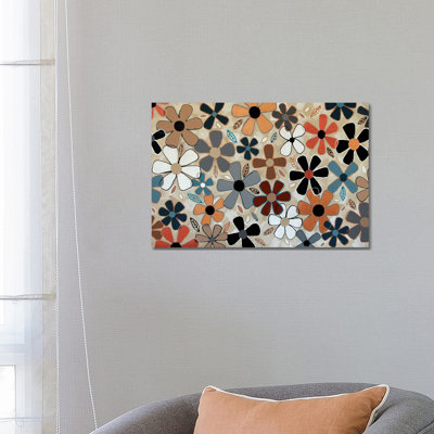 Daisies Simple And Sweet No.2 by Lisa Frances Judd - Wrapped Canvas Print