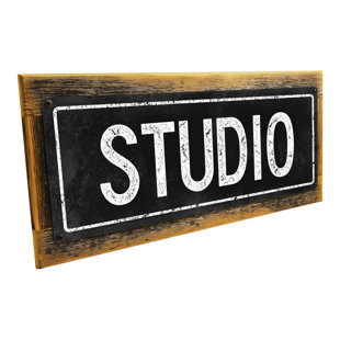 Framed Studio Sign