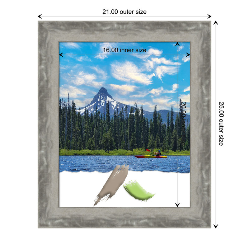 Cadre photo, cadre photo, cadre Waveline, L 16 po x H 20 po