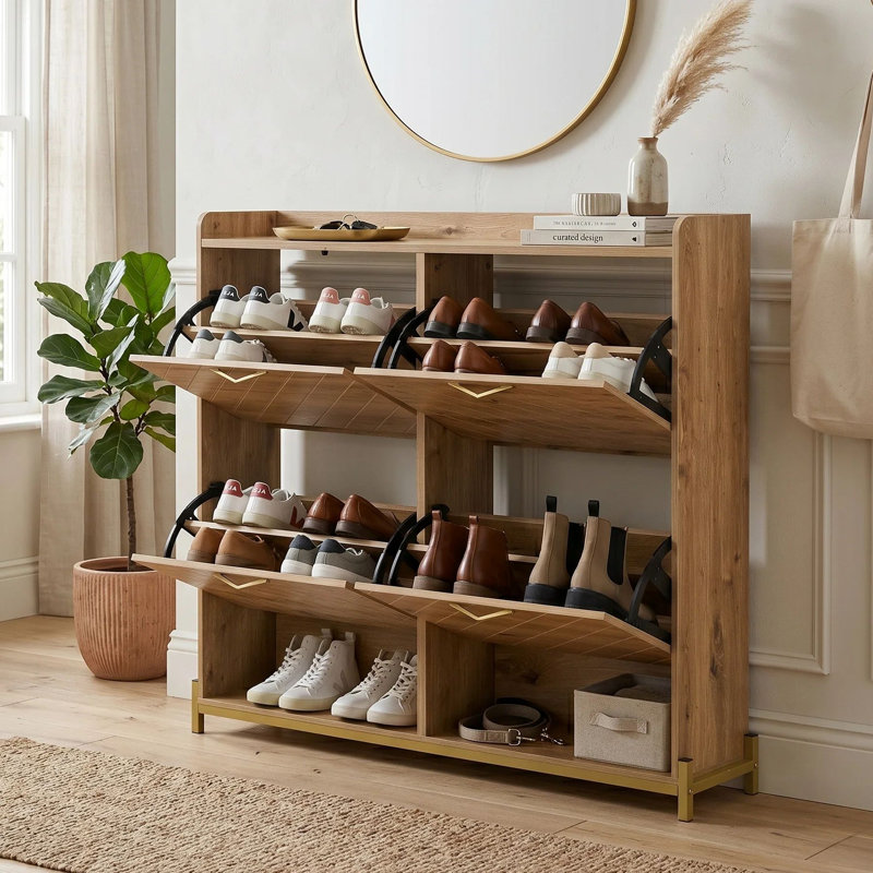 20 Pair Shoe Storage Cabinet