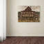 «House With Shingle toit», reproduction sur toile tendue-22561820