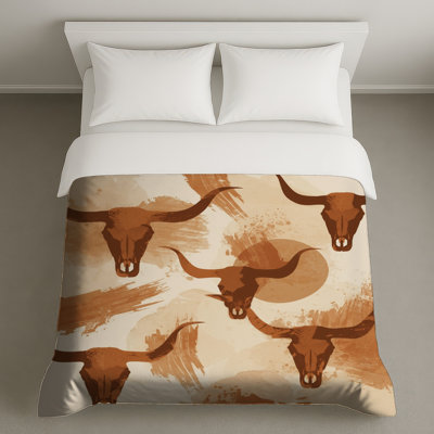 Housses de couette Longhorn Skull Art