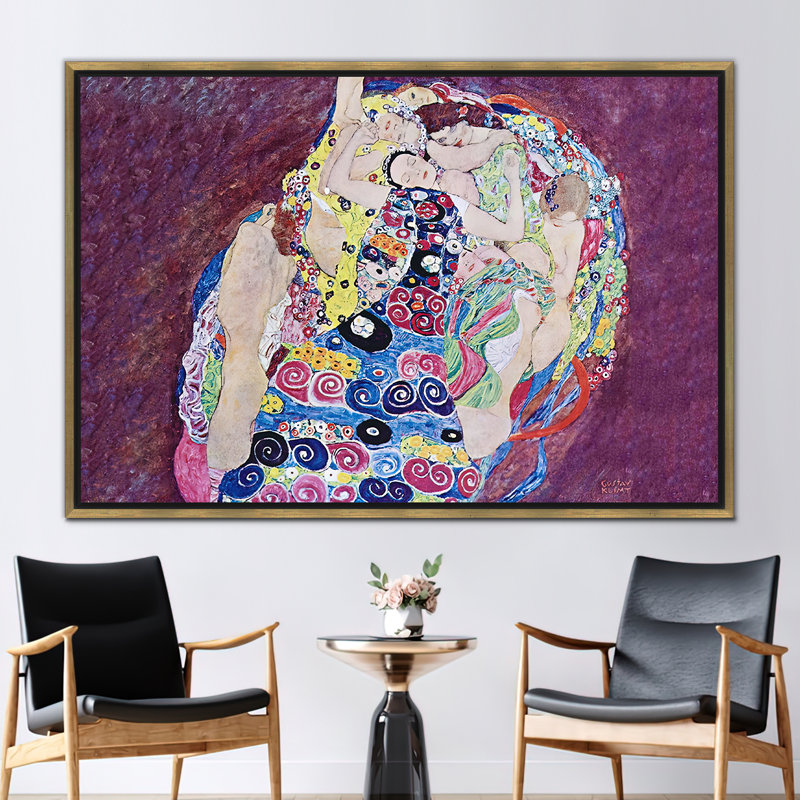 Print on Canvas, 25 cm H x 35 cm W, Gold Floater Framed