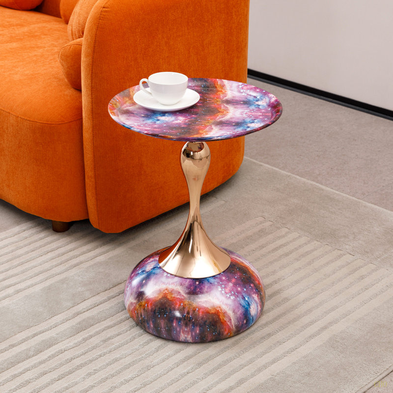 Table d'appoint ronde avec table de bout Mermaid