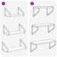 3 -Piece Steel Floating Shelf-990906200