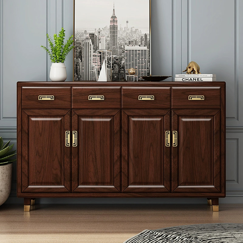 Nut-Brown Solid wood Shoe Storage
