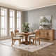 Vienna 55" Reclaimed Pine Round Dining Table