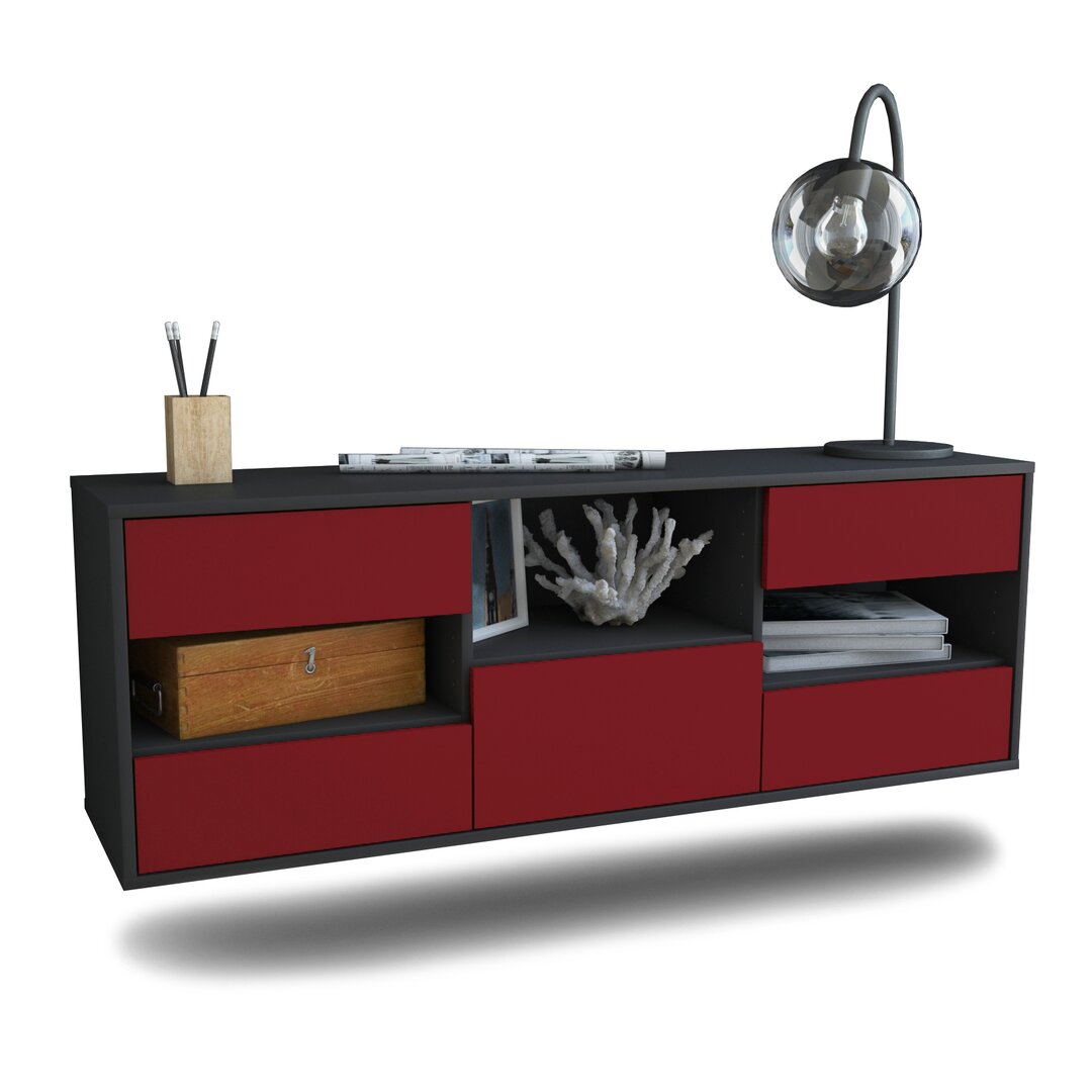 Noselli TV Stand Entertainment Unit red