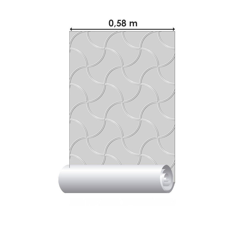 Rouleau de papier peint adhésif L 26 po x l 24 po Mesake