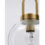 1 - Light Brass Gold Single Pendant
