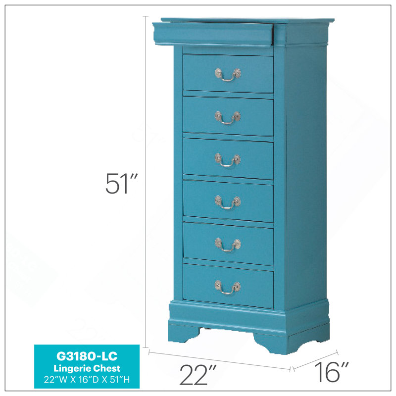 Commode pour femme Timeless, Sarcelle