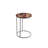 Solid Mango Wood And Metal C-Table