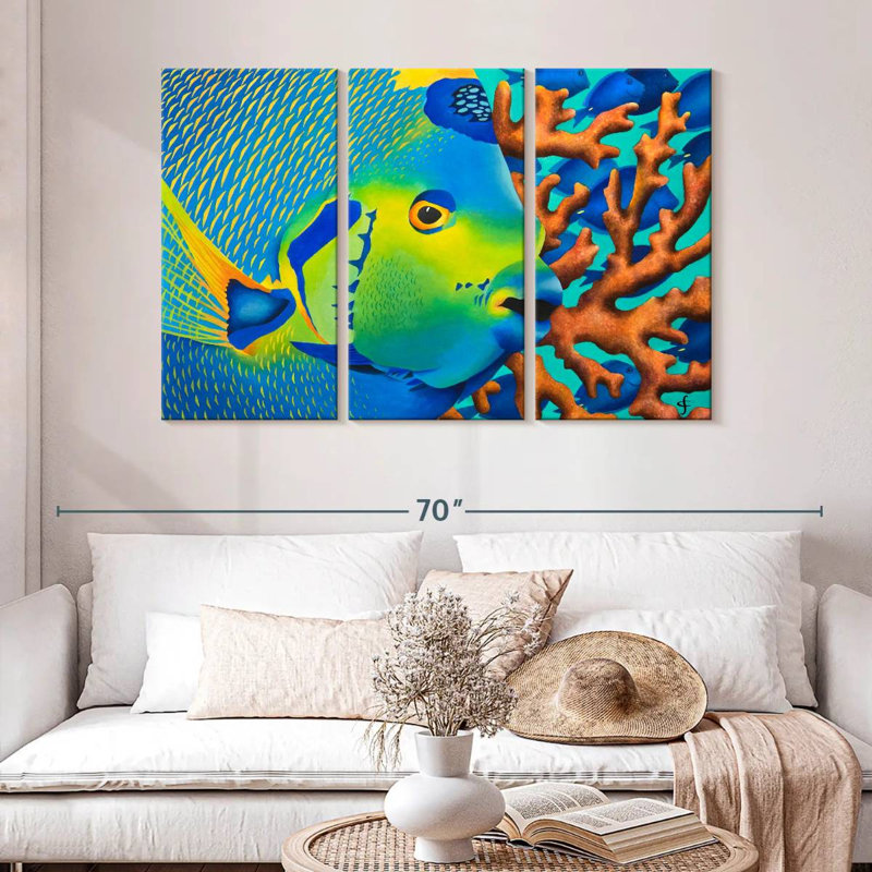 Brampt Angelfish, 32" H x 50" W
