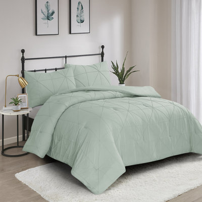 Ensemble d'édredon en microfibre Hartford Pintuck
