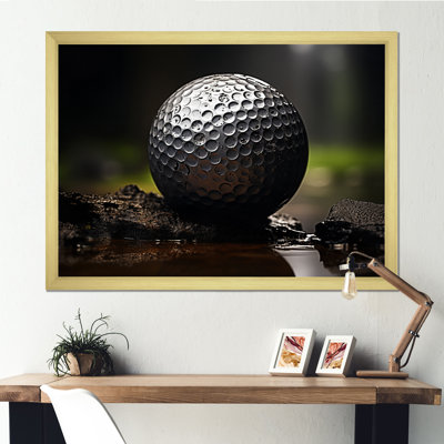 Golfers Focus - Sports Framed Canvas Prints