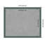 Tableau magnétique encadré gris sarcelle recyclé-101932495