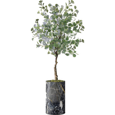 57'' Faux Eucalyptus Plant in Planter