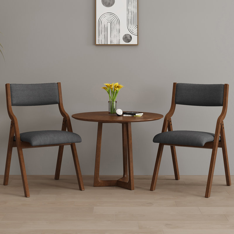 Chaises de salle à manger rembourrées pliantes seulement, sans les tables, Gris foncé