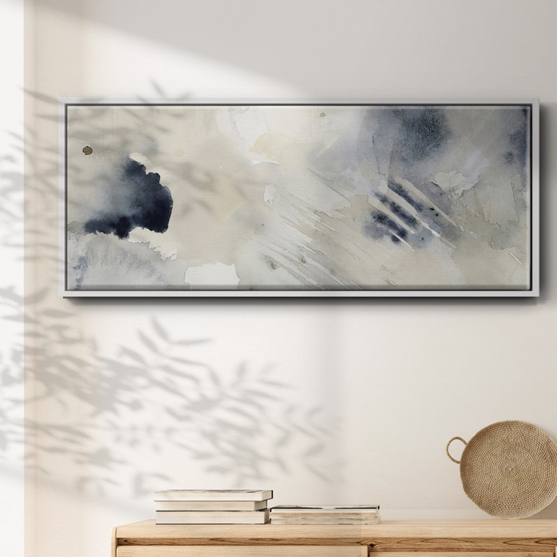 Bergamote séchée dans la brume III - toile encadrée, H 12 po x l 30 po