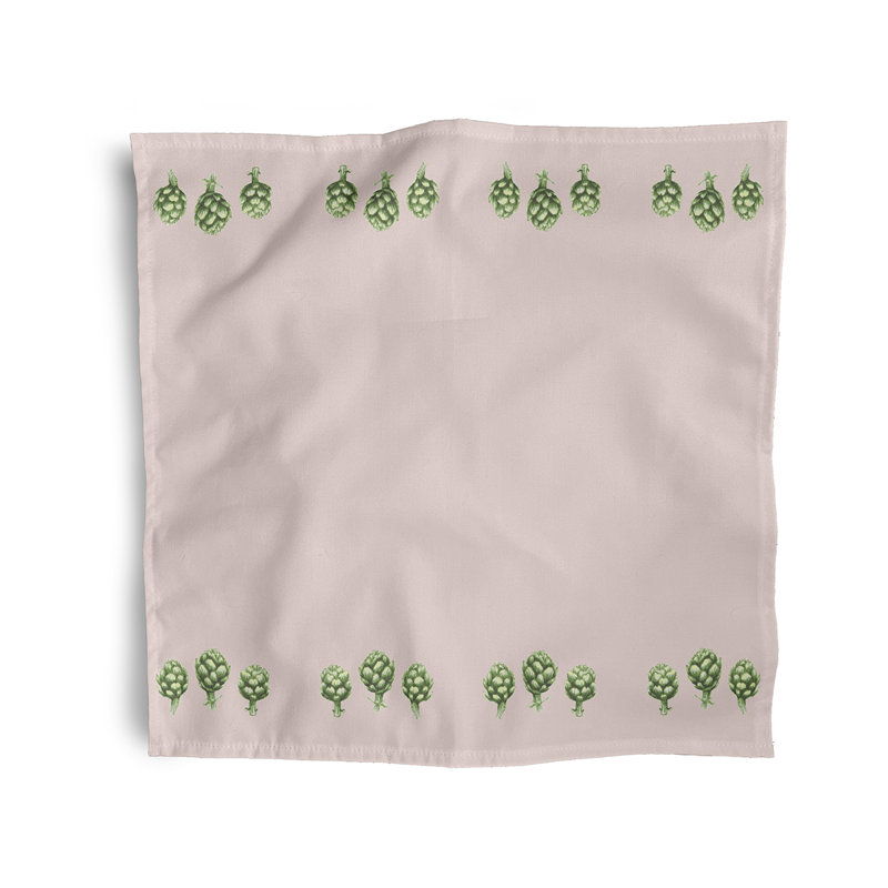 Clayt Artichoke Napkins, Pink