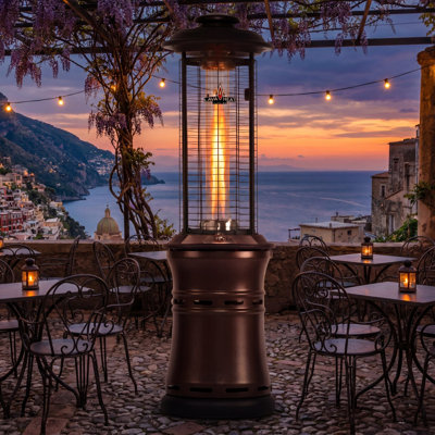 Chauffe-terrasse Lava Heat Italia Ember - bronze, propane liquide