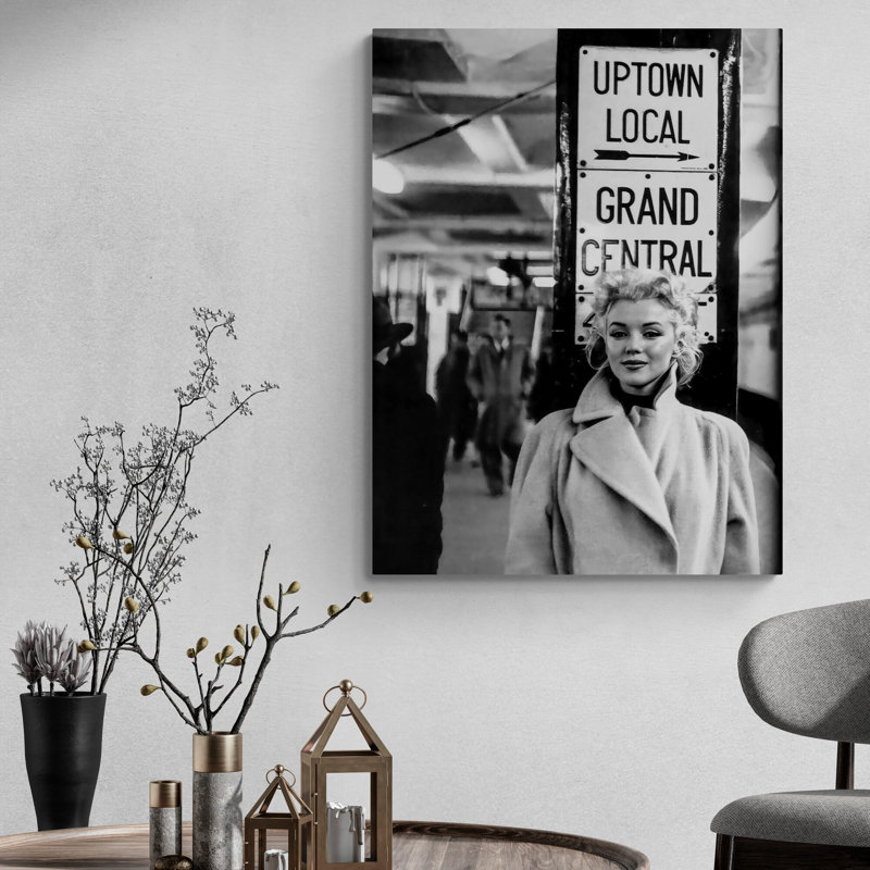 Monroe At New York Underground - Print, 41cm H x 31cm W x 4cm D