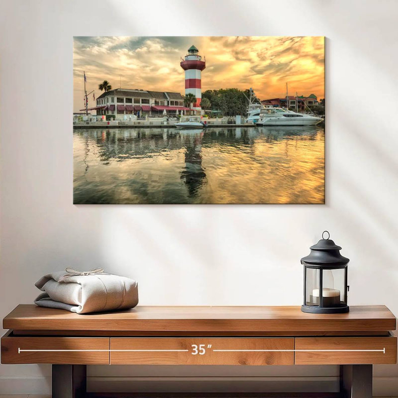 Hilton head lighthouse Aletra, H 16 po x l 24 po