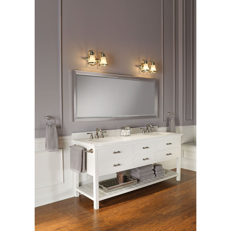 Waterhill 2-Light Vanity Light, Brushed Nickel