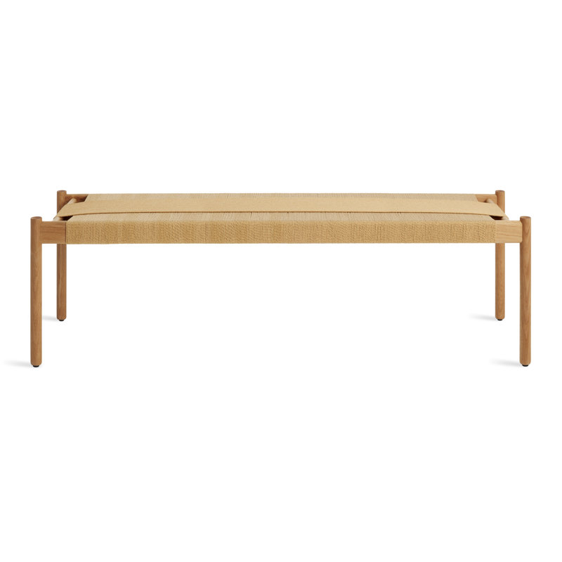 Invitation Bench, 18" H x 48" W x 18" D, White Oak