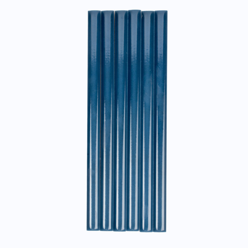 Silken 8" x 0.5" Ceramic Pencil Liner, Navy Blue