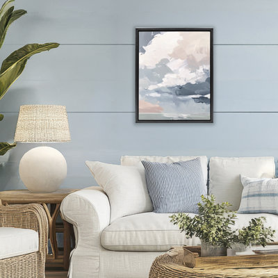 Solstic Clouds View Floating Frame, design by Amanda Tsoukanelis