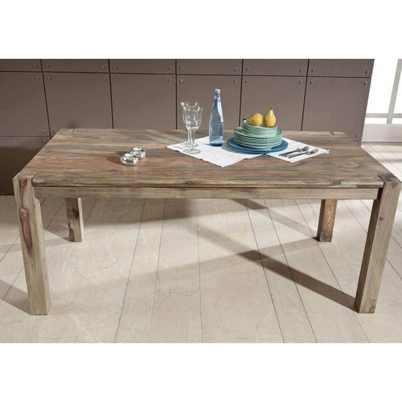 Nature Solid Wood Dining Table, H76 x L160 x W90cm