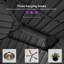 Pavillon de jardin à toit double 10 pi x 12 pi à toit rigide en mauve avec rideau et filet pour patio, jardin et cour arrière mauve-134058661